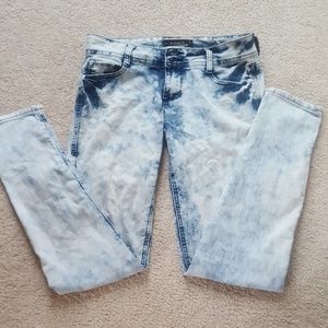 Lovesick skinny acid wash jeans size 7